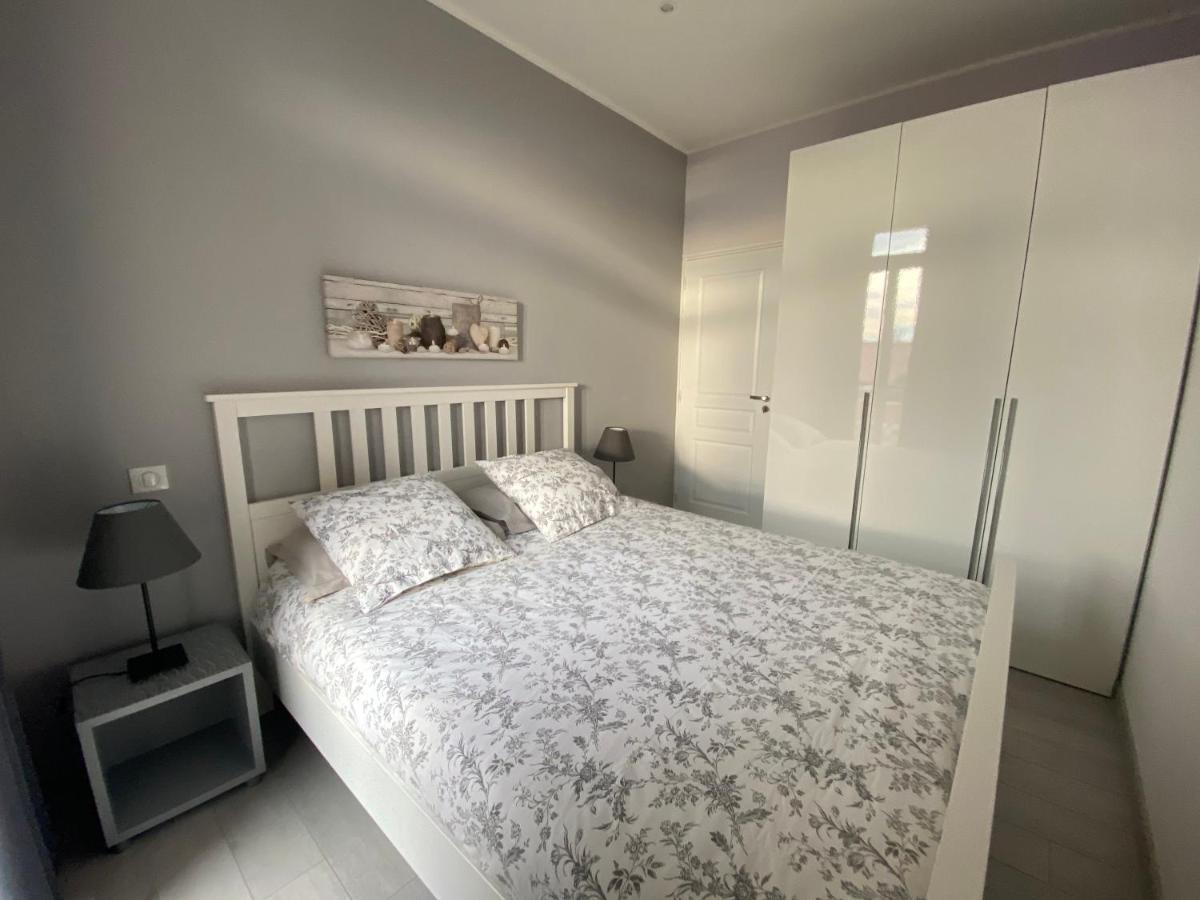 Agréable 3 pièces climatisé avec vue mer et parking Villefranche-sur-Mer Exterior foto