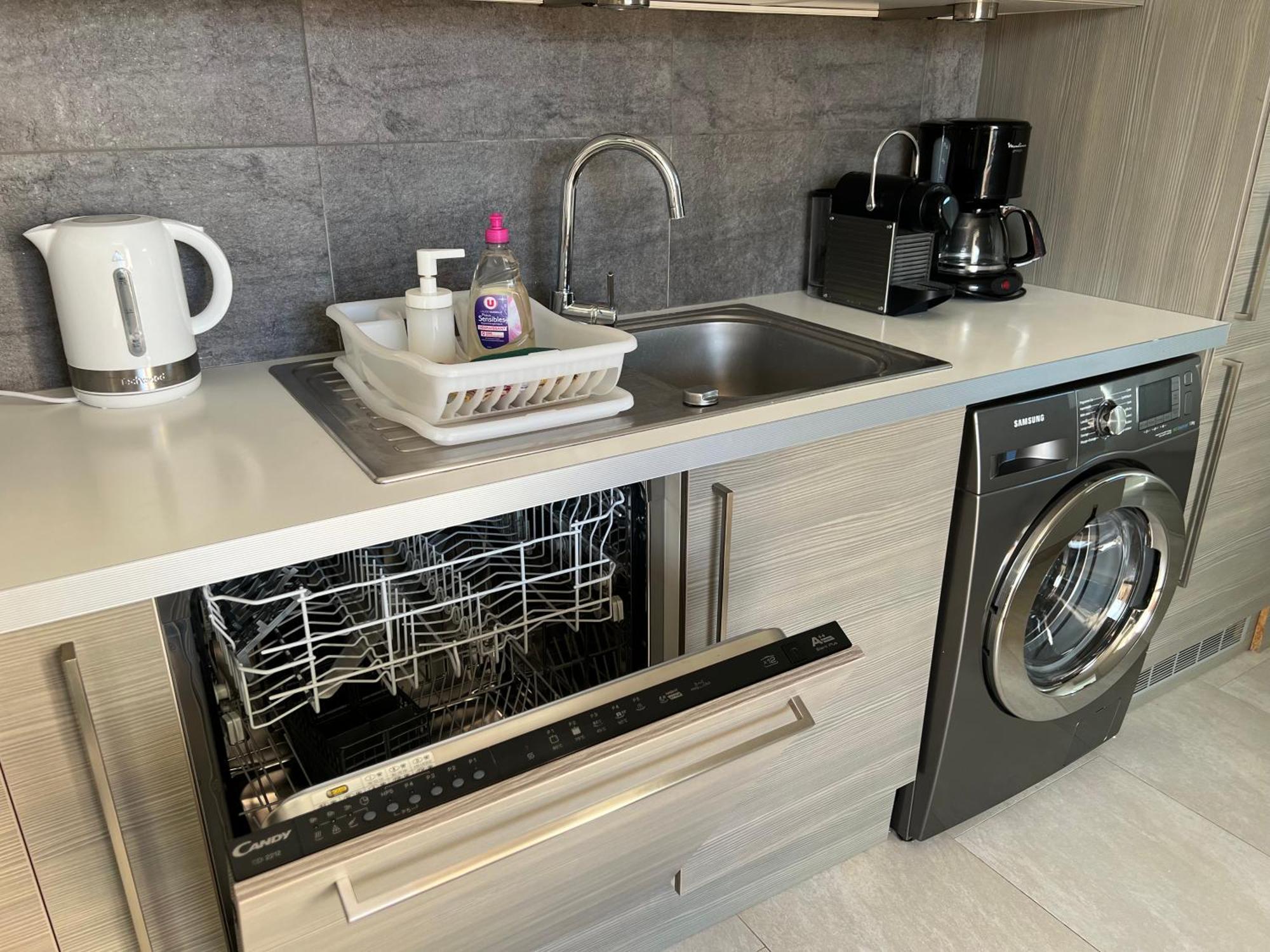 Agréable 3 pièces climatisé avec vue mer et parking Villefranche-sur-Mer Exterior foto